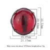 Cluster Rings Arrival 18 20mm Ruby Sapphire For Women Gemstone Cocktail Party Vintage Fine Jewelry Personality Ring Anniversary Gift