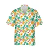 Chemises décontractées pour hommes Unisexe Hawaiian Men Fruits 3D Fruits imprimés Bouton Short Shirt Hawaii Tops Taille européenne 6xl haute qualité