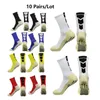 10 par/Partia Anti Slip Football Women Outdoor Sports Grip Football Football Yoga Socks 2024 240425