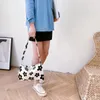 Tas elegante vrouwen onderarm vrouwelijk bloempatroon pu lederen bovenste handtassen eenvoudige bakken voor 2024 trend