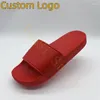 Slippers Custom Slipper EVA Slides All Size Low MOQ Men Sandals Brand Women Luxury Shoes Design