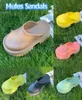 Sandal مثقبة الشعار منصة Slipon Platform Rubber Menals Men Men Women Slippers Flip Flops Beige Jade Ivory Pink Beach SL3898082