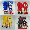 Anime 45cm Sonic Hedgehog Stark Kitap Backpack Peluş Oyuncaklar Toptan ve Perakende