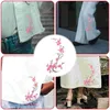 Colliers de chien Plum Blossom Fleur Appliques Vêtements Broderie Patch Fabric Sticker Iron sur couture Craft Réparation de couture brodée