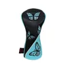 Golf Head Cover Wood Cover for Driver Fairway Hybrid Golf Headcovers Waterproof PU Leather Protector 240415