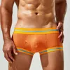 Sous-pants Men Boxer Briefes Summer Men's Summer avec des sous-vêtements en U-Convex 3D Couleur de Couleur de taille moyenne pour Slim Fit