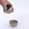Tee -Sets handgefertigtes Retro Rough Keramik -Reise -Tee -Set 1 Tasse Topf Teekanne Chinesisches Porzellan Gaiwan