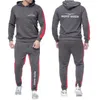 Les survêtements masculins Moto Guzzi 90 Motorcycle Spring Automne Couleur solide Couleur Swets Sweat Papant Harajuku Vestes Sports Costumes confortables