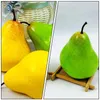 Décoration de fête Artificial Pear Fruit Ornement Pographie Propings Modèles DÉCOR DÉCORS AIDES D'ADMITION FINES SIMULATION ONURMENTS
