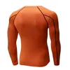 Personalizza magliette da corsa a maniche lunghe maschi da jogging a secco rapido a compressione palestra fitness rashguard acwear top tees240417