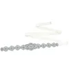 Hair Clips Rhinestone Belt Wedding Dress Pearl Bridal For Gown Accessory Ribbon Sash Women' Belts