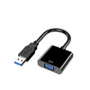 Adaptateur VGA USB TO VGA 1080p Carte vidéo externe Multi-Display pour ordinateur portable Projecteur de moniteur PC GAGNE 7/8/10