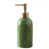 Opslagflessen eenvoudige stijl zeep dispenser navulbare keramische lotionfles voor vloeibare handdispensers shampoo lotions