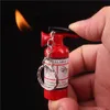 Creative Small Fire Extinguisher Pendant Type Open Flame Lighter Keychain Wholesale Price