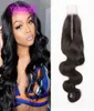 Indien 2x6 Clôture en dentelle Baby Hair Straight Wave Deep Yaki Partie médiane 1224 pouce Remy 100 Clôtures de cheveux humains Certes Yirub6914961