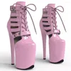 Chaussures de danse 20cm / 8 pouces Pu Upper Upper moderne Sexy Sexy Club Pole haute plate-forme de talon