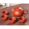 Teaware Sets 1 Pot 4cups Without Base Yixing Purple Sand Tea Set Travel Portable Tea Suit Chinese Tea Ceremony Supplies Productos Chinos