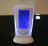 Часы замороженные светодиодные цифровые часы Despertador Desk Clock Clock Alarm Alarm Alater