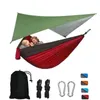 Hamacs Portable Parachute Camping Hamac avec Sun refuge randonnée Swing Chaise suspendue et Hammock Cauvre d'ombrage