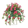 Decorative Flowers Indoor Outdoor Artificial Flower Elegant Morning Glory Centerpiece For Home Office Or Wedding Decor Realistic