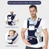 Geboren baby schouderriem Ergonomische baby rugzak hipset sling kangoeroe verpakking geschikt voor babyreizen van 3 tot 36 maanden oud gemaakt van polyester materiaal 240426