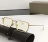 A DTX125 OPTICAL EYEGLASSE Transparent Linsen Eyewear Fashion Design verschreibungspflichtiger Brillen Clear Light Titanrahmen Einfacher B4747121