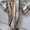 Sommar Kimono Africa Print Dress Beach Wear Maxi Elegant Cardigan Holiday Outfits For Women Abaya Dubai Luxury