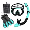 Snorkel duikmasker en bril duiken zwembuisset voor volwassenen unisex 240428