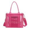 2024 여성을위한 가방 여성 디자이너 고급 가방 투명 핸드백 쇼핑 핑크 투명 어깨 메신저 해변 핸드 백 지갑