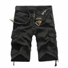 Pantalon masculin Menties Summer Classic Cargo Shorts décontractés Multi-Pocket Work Short