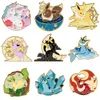 9Colors jeu d'enfance Jaune Elf Bunny Turtle Duck Émoil Épingle Anime Films Anime Jeux Épingles en émail dur collectez le métat de métro Metal Broche sac à dos sac de sac à dos badges