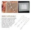 Keychains 30st dop Rosary Beads Finger Rosaries Faux Pearls For Favors Doping Communion