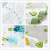 Coperte coperte per bambini 6 strati di cotone garza stampa nuvola morbida blis wrapswdle cover asciugamano da bagno traspirante