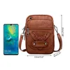 Taillezakken vrouwen faux leer kleine crossbody tas mobiele telefoon portemonnee messenger handtas portemonnee