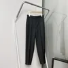 Pantalon féminin 2024 Style de printemps laine mélangée profonde pantalon pantalon occasionnel