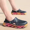 Sandals Lightweight Thick Bottom Porous Shoes Women Men's Summer Outdoor 2024 Beach Closed Toe Non-Slip Slippers