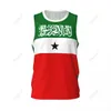 Somaliland Flag Men Basketball Sports Jersey Running Fitness Multifunkcyjna Bez rękawów