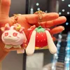 Fruit Star Moon Rabbit Keychain Pendant Cartoon bijoux de bijoux de creux de poupée