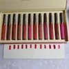 Lip Gloss Makeup 12pcs Matte Liquid Lipstick 12 Colors a Set Lustrous Lips lipgloss lips Kit8157026