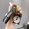 Mini Alarm Clock Metal Keychain, Cute and Creative Keychain, Key Pendant, Car Bag Pendant, Keychain