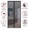 Mosquito Mosquito Net Door Écran de rideau de taille personnalisée Éteignez automatiquement les filets en filet en maillage 240424