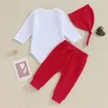 Ensembles de vêtements rwybeyw pour tout-petit bébé fille ma première tenue de la Saint Valentin Mr volez votre coeur de pantalon robeur chapeau 3pcs