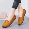 Chaussures décontractées Locs de printemps et d'été maman femme confortable maternité plate maternité mocassins de surface douce plus taille