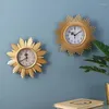 Decorative Figurines Modern 25/35 Cm Unmotivated Wall Clock Snowflake Shape Hands Ornaments Plastic Frame Timepiece Rustic Art Decor