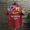 Top stampare magliette maschi magliette di heather da uomo alfabeto watercolor kpop abiti coreano moda moda tendenza all'ingrosso XL 240430
