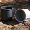 Caffettiere da caffettiere da campeggio tazze espresso per espresso esterno tazza riutilizzabile a tazza ripiegando acqua in lega di alluminio ultra chiaro bar
