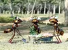 13 pouces de fourmis caricature de fer avec jardin de seau amovible ou décor de bureau succulent bergette de pots de fleur 2109245673998