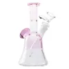 Headshop888 gb102 розовая стеклянная вода для бунгера курячивая труба примерно 20 см. Бублет 14 мм мужская стеклянная чаша вниз с ногком Quartz Banger Nail