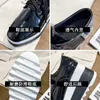 Chaussures décontractées 2024 Femmes Flats Spring Moccasin Fashion Creepers Lady Loafers Ladies Lace Up Plateforme plus taille 42