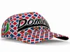 Dominica Baseball Cap Nom Custom numéro d'équipe LOGO DM HATS DMA VOYAGE Nation espagnole Dominican Dominica Republic Flag Headgear9871442